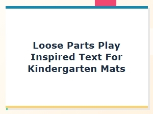 Textured Letters for Loose Parts Mats